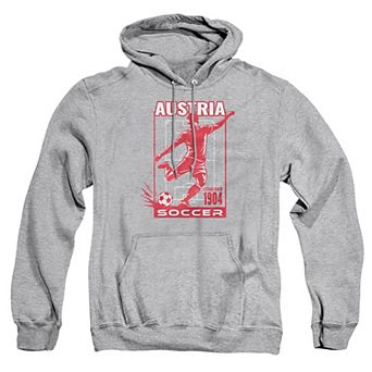 Big & Tall Austria Soccer Graphic Pullover Hoodie