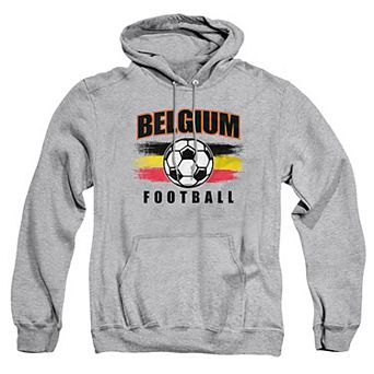 Big & Tall Belgium World Football Graphic Pullover Hoodie