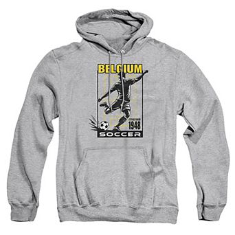 Big & Tall Belgium Soccer Graphic Pullover Hoodie
