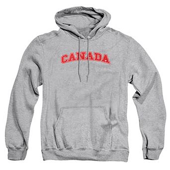 Big & Tall Canada Futbol Soccer Graphic Pullover Hoodie