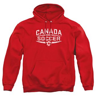 Big & Tall Canada Soccer Graphic Pullover Hoodie