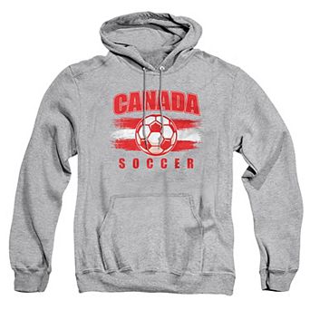 Big & Tall Canada World Football Graphic Pullover Hoodie