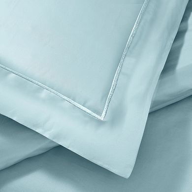 SUPERIOR Embroidered Egyptian Cotton 650 Thread Count Duvet Cover Set
