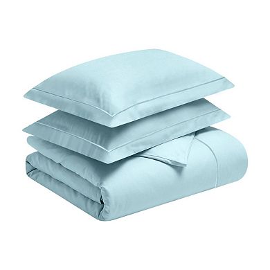 SUPERIOR Embroidered Egyptian Cotton 650 Thread Count Duvet Cover Set