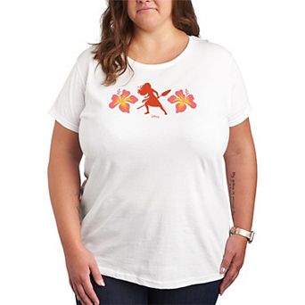 Plus Size Disney's Moana Montanui Floral Graphic Tee