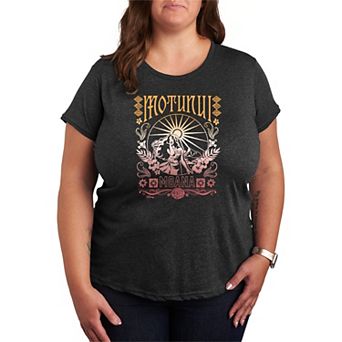 Plus Size Disney's Moana Motunui Sunset Graphic Tee