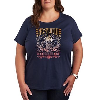Plus Size Disney's Moana Motunui Sunset Graphic Tee