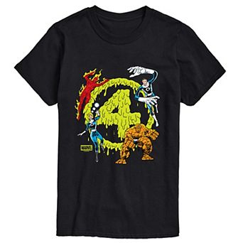 Men's The Fantastic Four Slime Logo Graphic Tee