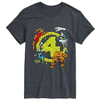 Men's The Fantastic Four Slime Logo Graphic Tee