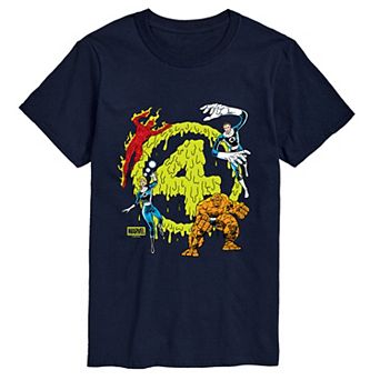 Men's The Fantastic Four Slime Logo Graphic Tee