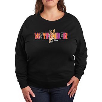 Plus Size Disney's Moana Wayfinder French Terry Long Sleeve Tee