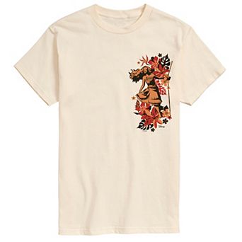 Big & Tall Disney's Moana Tropical Floral Graphic Tee