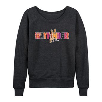 Women's Disney's Moana Wayfinder French Terry Long Sleeve Tee