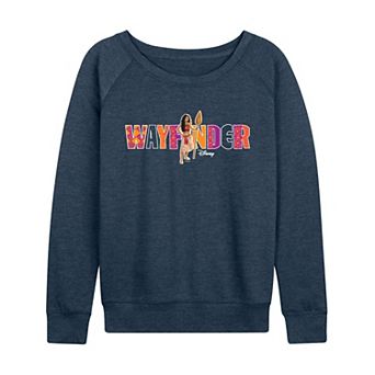 Women's Disney's Moana Wayfinder French Terry Long Sleeve Tee