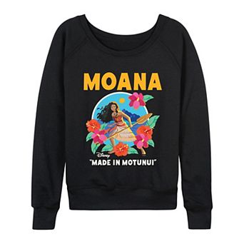 Women's Disney's Moana "Made In Motunui" French Terry Long Sleeve Tee