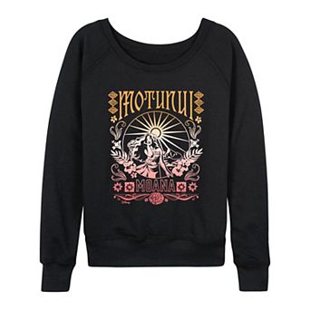 Women's Disney's Moana Motunui Sunset French Terry Long Sleeve Tee