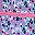 Colrful Cheetah Blue