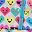 Happy Hearts Blue