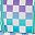 Rainbow White Check