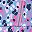 Colrful Cheetah Blue