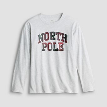 Girls 6-20 SO® Long Sleeve Oversized Holiday Graphic Tee in Regular & Plus Size