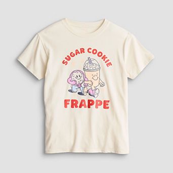 Girls 6-20 SO® Short Sleeve Oversized Holiday Graphic Tee in Regular & Plus Size