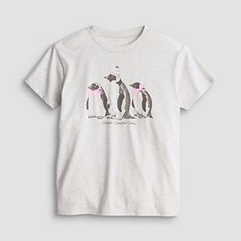 Girls 6-20 SO® Short Sleeve Oversized Holiday Graphic Tee in Regular & Plus Size