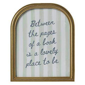 Between the Pages Framed Tabletop Art