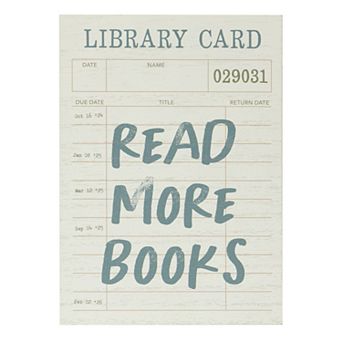 Library Card Caption Box