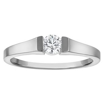 Lab Luxury 1/4 Carat T.W. Lab Grown Diamond Ring