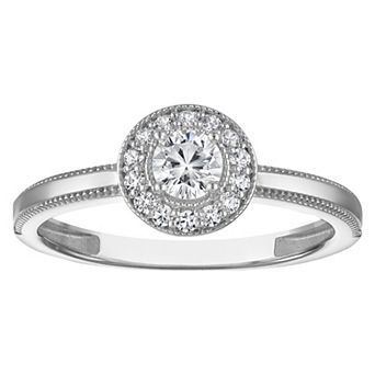 Lab Luxury 3/8 Carat T.W. Lab Grown Diamond Ring