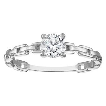 Lab Luxury 1/2 Carat T.W. Lab Grown Diamond Ring