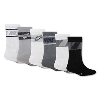 Kids Nike Dri-FIT 6-Pack Graphic Crew Socks
