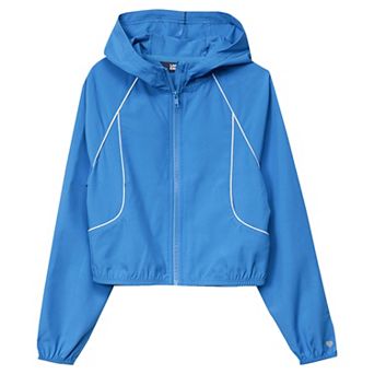 Girls 8-16 Lands' End Active Long Sleeve Hooded Track Jacket