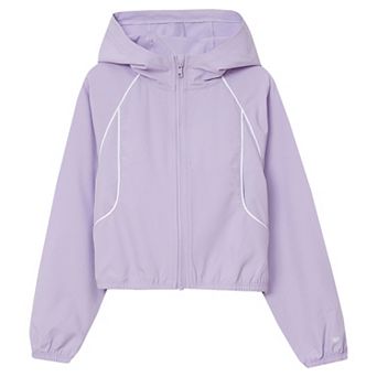 Girls 8-16 Lands' End Active Long Sleeve Hooded Track Jacket