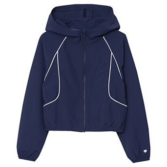 Girls 8-16 Lands' End Active Long Sleeve Hooded Track Jacket