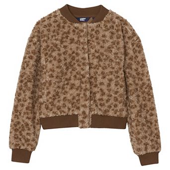 Girls 4-16 Lands' End Sherpa Bomber Jacket