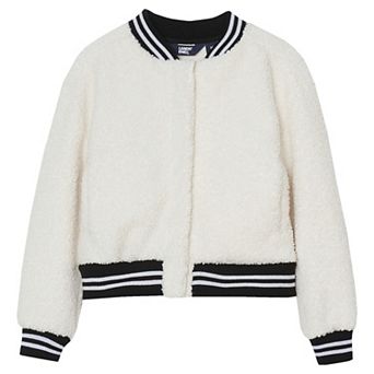 Girls 4-16 Lands' End Sherpa Bomber Jacket