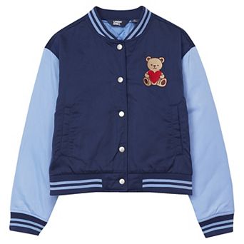 Girls 4-16 Lands' End Woven Bomber Jacket