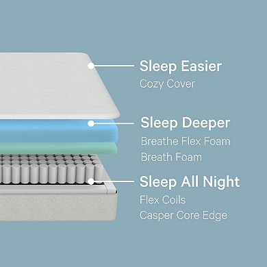 Casper Element Hybrid Mattress with Cozy Cover