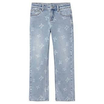 Girls 3-20 Lands' End Straight Leg Jeans