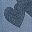 Hearts Blue Wash