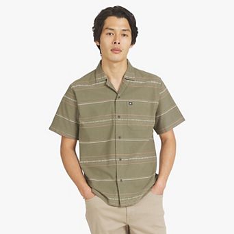 Men's Quiksilver Short Sleeve Printed Woven Shirt
