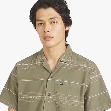 Men's Quiksilver Short Sleeve Printed Woven Shirt