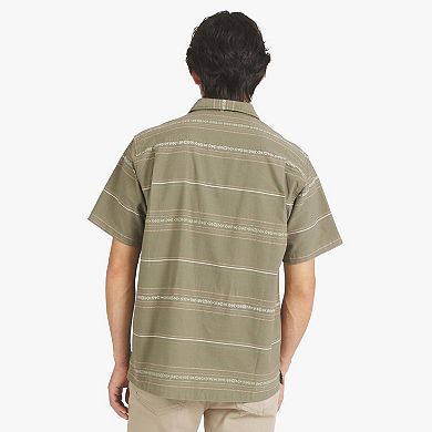 Men's Quiksilver Short Sleeve Printed Woven Shirt