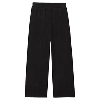 Girls 2-16 Lands' End Plush Rib Wide Leg Pants