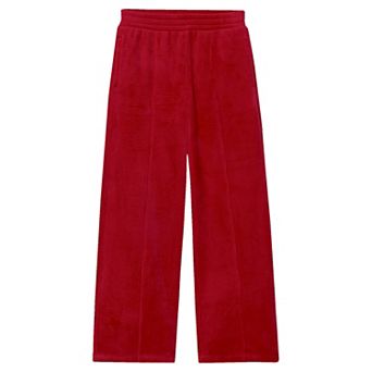 Girls 2-16 Lands' End Plush Rib Wide Leg Pants