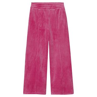 Girls 2-16 Lands' End Plush Rib Wide Leg Pants