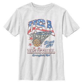Boys 6-20 Americana USA Basketball Graphic Tee