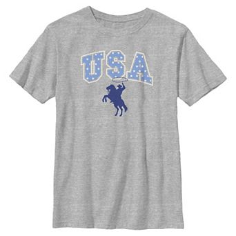 Boys 6-20 Americana USA Cowboy Graphic Tee